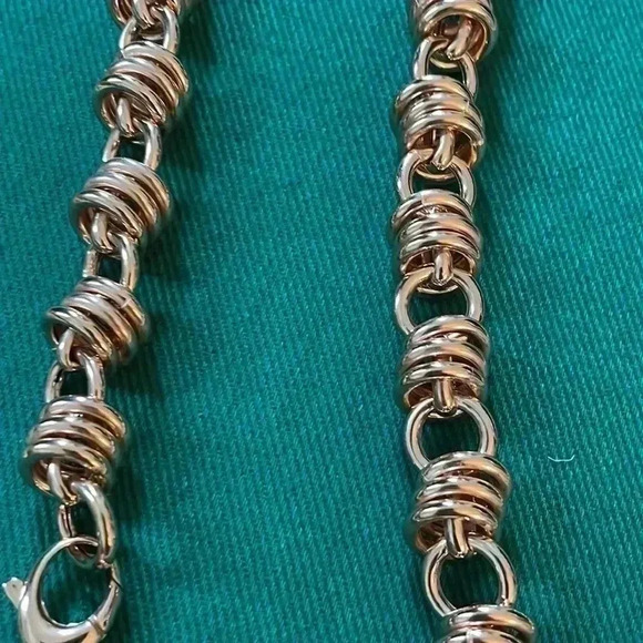 Bundle of six copper and brass necklace bracelet, and ring set chain style NWOT - Picture 5 of 7